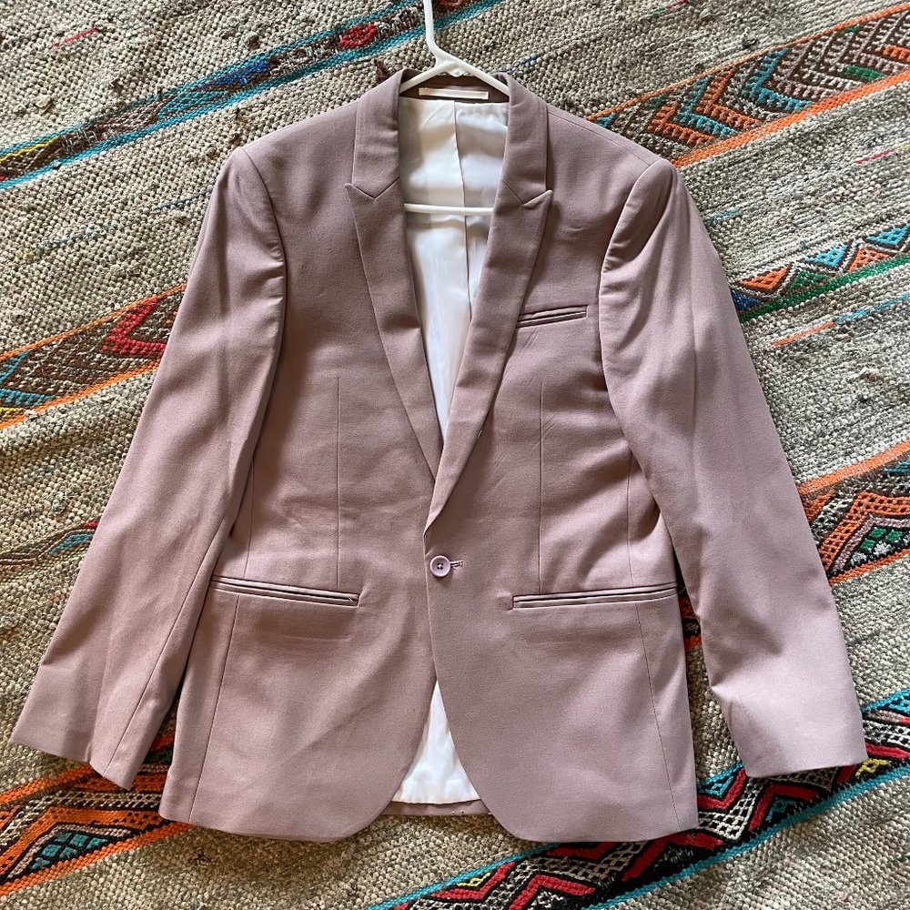 ASOS Dusty Pink Men's Suit Blazer